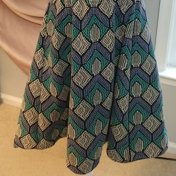 🆕Anthropologie🌷Jacquard A-Line Dress - Picture 7 of 12